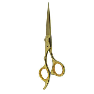 Ciseaux de coupe de cheveux de barbier de haute qualité finition ciseaux de Salon de coiffure de beauté en acier inoxydable polonais avec vis réglable - Product Image 4