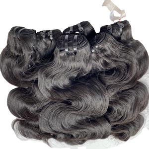 Cheveux vietnamiens Body Wave de haute qualité, tissage professionnel, cheveux humains vierges bruts à double trame, longueur OEM de toutes les couleurs - Product Image 3