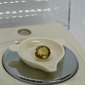 Vente en gros de pierres de citrine facettées de 12,0 x 7,8 mm, 6,64 carats, pierres précieuses naturelles brutes les plus vendues, pierres précieuses taillées en brillant pour bijoux, LK Nalin - Product Image 1