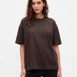 T-shirt pour femmes en coton mélangé doux de qualité supérieure, haut décontracté élégant, coupe moderne, mode quotidienne, confortable, tendance - Product Image 1