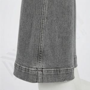 Jeans Casuales de Primera Calidad para Mujer, Pantalones Vaqueros Cómodos y Elegantes con Decoración de Botones, Servicio OEM de Invierno, Ropa de Calle - Product Image 6