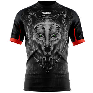 Rash Guard de manga corta para mujer, camisa de compresión de mejor diseño, logotipo en blanco Rash Guard para mujer - Product Image 2