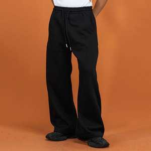 Wholesale 100% Cotton <b>Jogger</b> Pants for <b>Men</b> Heavyweight Sport Straight Leg Sweatpants with Button Decoration for Autumn Season - Product Image 6