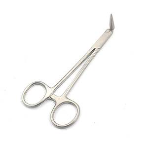 Fórceps de acero inoxidable en ángulo recto manual de 6 \" - Product Image 5