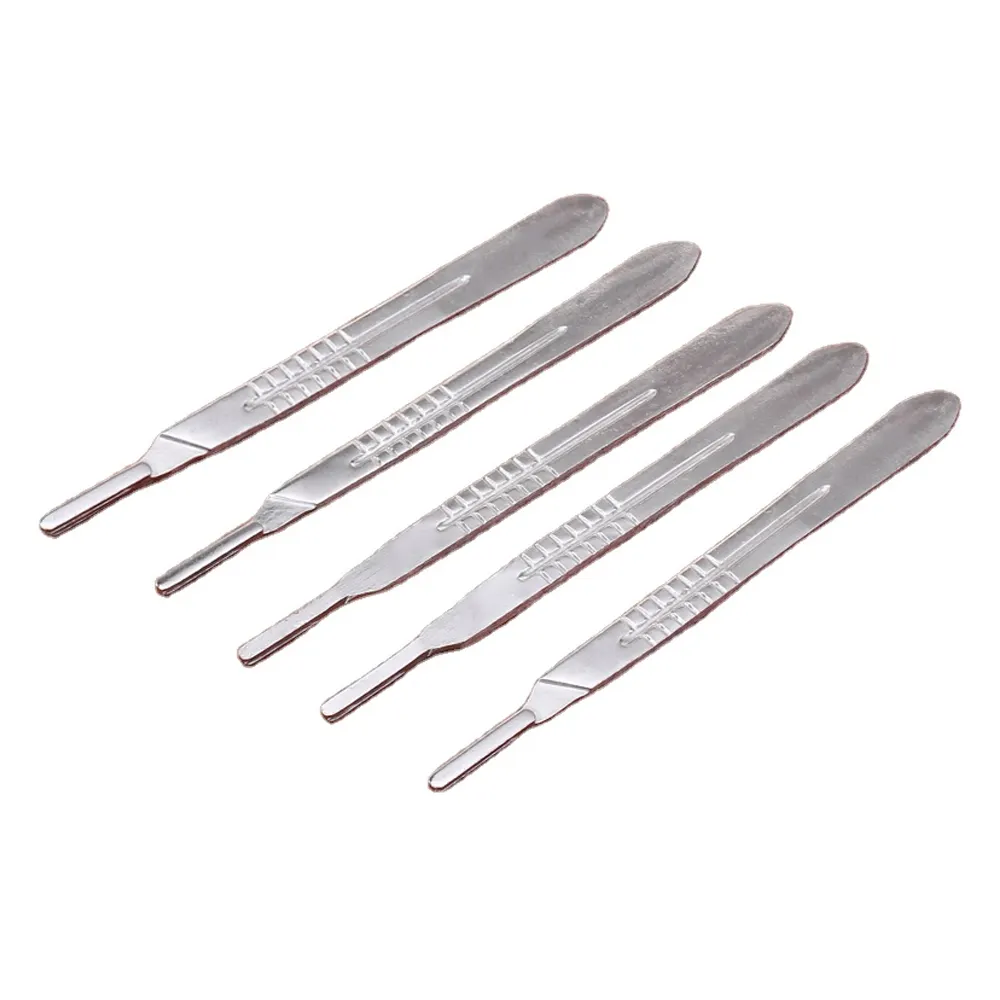Stainless Steel 5 Pcs Set Of Surgical Scalpels,In Best Quality Customized Made Scalpel Handle By SUAVE SURGICAL INSTRUMENTS