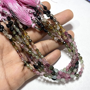 พลอยธรรมชาติหลากสีรูปทรงหยดน้ำทัวร์มาลีนขนาด8นิ้ว3x4-4.5x6MM ASP การทำเครื่องประดับ - Product Image 4