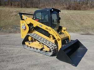 Caterpillar 289D3 Minicargador Carga nominal de 2 toneladas Pala cargadora frontal Moog Granja hidráulica Motor Caja de cambios Cojinete de motor Cargador usado - Product Image 2