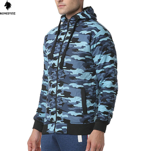 เสื้อฮู้ดแบบซิปของผู้ชายผ้าฝ้าย100% ประดับพลอยเทียมเต็มรูปแบบและออกแบบลายหน้าจอสำหรับฤดูหนาว - Product Image 2