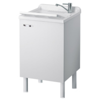 Unité de salle de bain préfabriquée Arcobaleno, unité de buanderie intérieure 50x50x85 cm