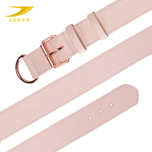 <span class=keywords><strong>Collar</strong></span> de perro de cuero rosa de diseño de moda de alta calidad - Product Image 4