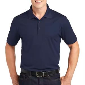 2025 mezcla de algodón de alta calidad moda transpirable rápido manga corta Polo camiseta algodón hombres jóvenes negro Polo camisetas - Product Image 4