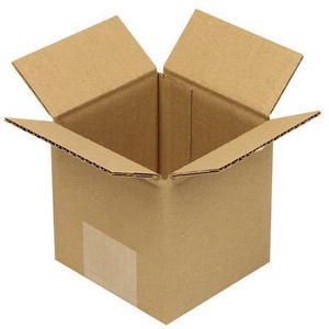 Single-Wall Corrugated <b>Cardboard</b> <b>Box</b> 100x100x100mm Quality 1.10 B Brown TRANSPAK Pack of 50 - Product Image 1