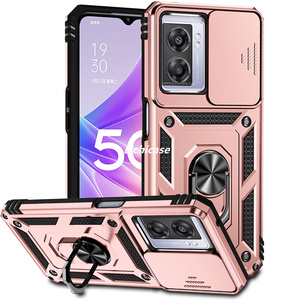 Lichicase, recién llegados, resistente al desgaste, lente deslizante, ventana, funda protectora resistente para Oppo A57 A57S <span class=keywords><strong>A77</strong></span> 5G, contraportada - Product Image 5