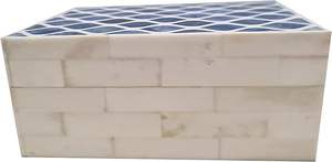 กล่องเครื่องประดับแบบฝังกระดูกเพื่อการเป็นของขวัญอุปกรณ์จัดระเบียบเครื่องประดับสำหรับการจัดเก็บที่หรูหรากล่องเครื่องประดับฝังกระดูกแบบพรีเมี่ยม - Product Image 6