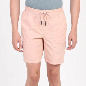 Pantalones cortos informales para hombre con logotipo personalizado, ropa de calle de cintura elástica de algodón al por mayor, fabricante OEM - Product Image 1