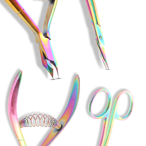 Cortaúñas de hoja curva de alta precisión y tijera recortadora de cutículas extremadamente afiladas para el cuidado de la piel y las uñas, uso prolongado - Product Image 2