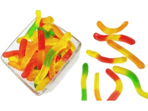 हॉट सेलिंग थोक हलाल फैंसी गमी कैंडी गर्म आकार के नरम मिठाई फल स्वाद वाले चीनी रंगीन चबाने वाली मिठाई की थैली पैकेजिंग - Product Image 4