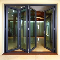 Portes pliantes en aluminium Surface finie pour application scolaire