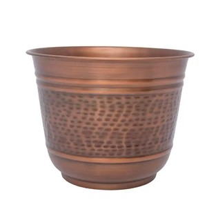 Jardinière décorative de qualité supérieure finition dorée jardinière de fleurs en métal Design fait main pour la décoration de la maison et décoration de jardin d'hôtel - Product Image 6