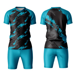 ชุดเสื้อฟุตบอลสำหรับผู้ชายชุดเสื้อฟุตบอลแบบมีลายพิมพ์ตามสั่งสำหรับทีมหรือคลับ - Product Image 4