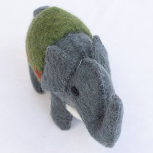 Meilleurs jouets éducatifs en feutre de l'Himalaya pour enfants, ensemble de conception éléphant et cheval, animaux en laine personnalisés, 5-7 ans, temps de jeu unisexe - Product Image 4