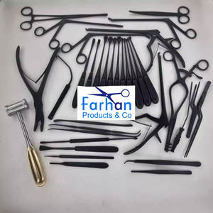 Juego de laminectomía 35 piezas Instrumentos quirúrgicos ortopédicos quirúrgicos con revestimiento negro - Product Image 1
