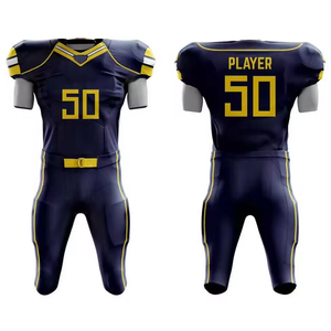 Rugged Contact Uniform With Shoulder <b>Guards</b> Ventilated Fabric And Durable Stitch Tailored As An American Football Jersey - Product Image 5