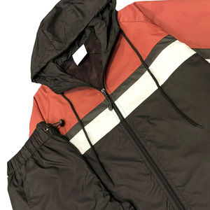 New Style Men's Printed Sheep Skin Nylon Tracksuit Windbreaker Set Color Combination Light Weight Waterproof Breathable Memory - Product Image 5