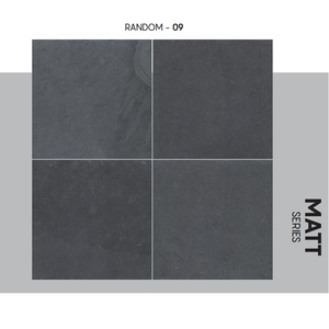 Fabricant direct Athènes 600x600mm noir mat finition carrelage pour salle de bain résistance au feu dimensionnel mur intérieur moderne - Product Image 3