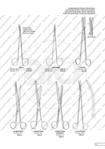 Premium Quality DIETHRICH Vascular Scissors Angled 90 <b>Blade</b> Length 12 mm Sharp Sharp 170 mm 6.34" Thoracic <b>Surgical</b> Scissors - Product Image 6