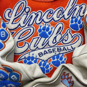 OEM Custom Bomber <b>Jacket</b> High Quality <b>Vintage</b> Winter and Fall Men's Leather Sleeve <b>Jackets</b> Baseball <b>Varsity</b> Letterman <b>Jacket</b> Men - Product Image 5