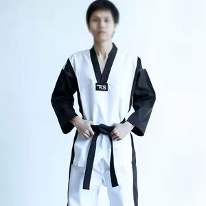 2025 Arts martiaux Taekwondo uniforme col en v adulte Taekwondo maître uniforme à vendre meilleure qualité Jiu Jitsu Kimono costume - Product Image 6