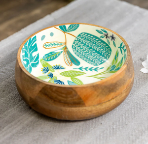 Cuenco de madera personalizado para aperitivos, frutas secas impresas, decorativo, cuenco impreso de madera personalizado, el mejor precio - Product Image 1