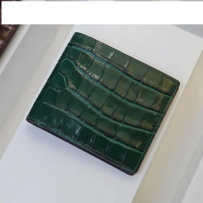 OEM Wholesale Dropship Personalized Italian Leather Luxury Men Wallet Designer Brand Name Card Holder