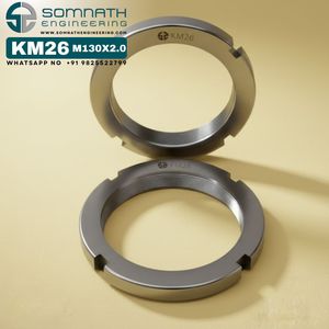 Chất lượng cao km26 khóa <span class=keywords><strong>Nuts</strong></span> m130x2.0 chính xác Metric mang trục locknut cho an toàn gắn thép không gỉ - Product Image 3