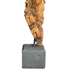 Support en bois antique pour connecteurs et supports d'étagères - Product Image 4