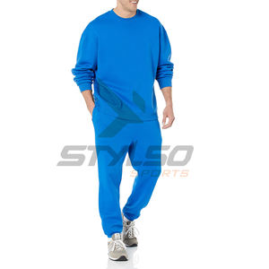 Nuevo estilo, Sudadera ligera de manga larga con cuello redondo de rizo francés para hombre, Sudadera con cuello redondo para hombre - Product Image 6