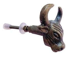 Poignées de meuble en fonte antique en laiton, poignées modernes pour armoire, tiroir, commode, cuisine, chambre à coucher, salle de bain - Product Image 2