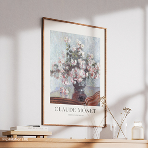 Claude Monet Modern Pastel Flower Bouquet Canvas Art Print Exhibition <b>Poster</b> Romantic Wall Decor for Living <b>Room</b> Home Decor - Product Image 4