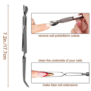 Pinzas de pellizco de uñas personalizadas con punta inclinada curva para uso doméstico y de salón pinzas de uñas de 7 .. 2 pulgadas - Product Image 4