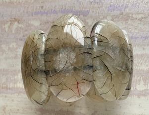 Blatant Exports Manufactured Elegant Bohemian Style Women's <b>Gold</b>-Plated <b>Bracelet</b> Stylish Resin <b>Beads</b> for Christian Gifts - Product Image 2