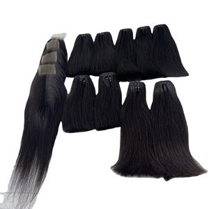 3 paquets 1 ensemble de fermeture en dentelle 100% brut vierge vietnamienne naturelle droite # 1B couleur 2x4 HD fermeture en dentelle trame dessinée unique - Product Image 1