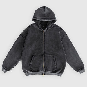 Sweat à capuche oversize unisexe personnalisé 2025, style streetwear, qualité tendance, manches longues, hiver, 100% coton, brodé - Product Image 5