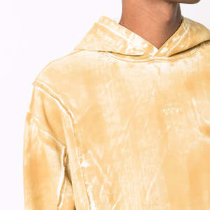 Sudadera extragrande de invierno de algodón personalizable con acabado de lavado ácido - Product Image 6