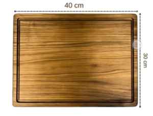 Ensemble de planches à découper, planche à découper solide, planche à découper en bois - Product Image 3