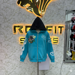 เสื้อฮู้ดแบบมีซิปสำหรับผู้ชายเสื้อฮู้ดพิมพ์ลายพัฟแบบใหม่มีฮู้ดขนาดพลัสไซส์ - Product Image 5