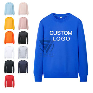 Sweat-shirt en daim gaufré de haute qualité, style streetwear, col rond, motif uni, pour la saison d'automne - Product Image 5