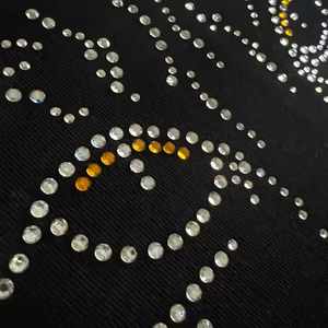 2025 llegada hombres y mujeres fábrica hecha por encargo Rhinestone impreso camisetas para la venta a granel personalizado Unisex camisetas - Product Image 3