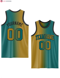 Maillot de basket-ball de mode de couleur personnalisée respirant et coutures à séchage rapide maillot de basket-ball de haute qualité - Product Image 6