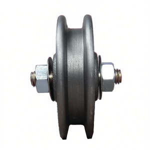 ลูกล้อประตูเลื่อนเหล็กชุบสังกะสี ขนาด 105 มม. รับน้ำหนัก 75 กก. ขนาด 11/13 มม. ผลิตภัณฑ์ Heinrich Betz & Sons สำหรับรั้ว ระแนง และประตู - Product Image 3